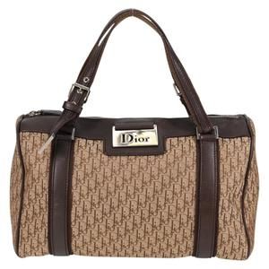 Dior Trotter BEIGE, BROWN Canvas handbag
